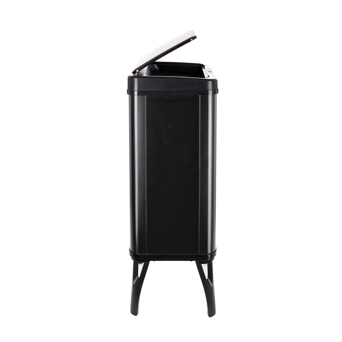 Cubo de basura inteligente apertura automática 40L negro (8)