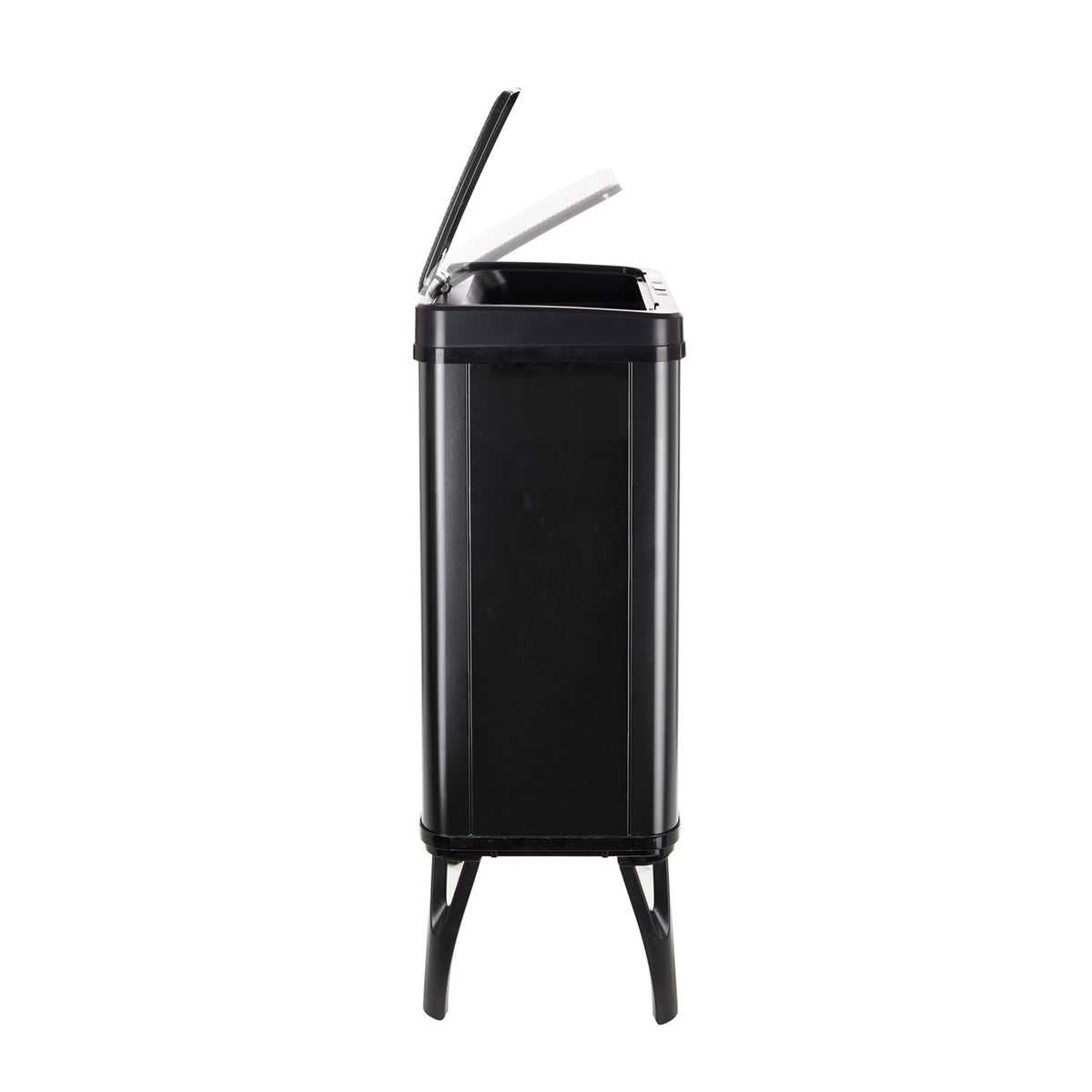 Cubo de basura inteligente apertura automática 40L negro (9)