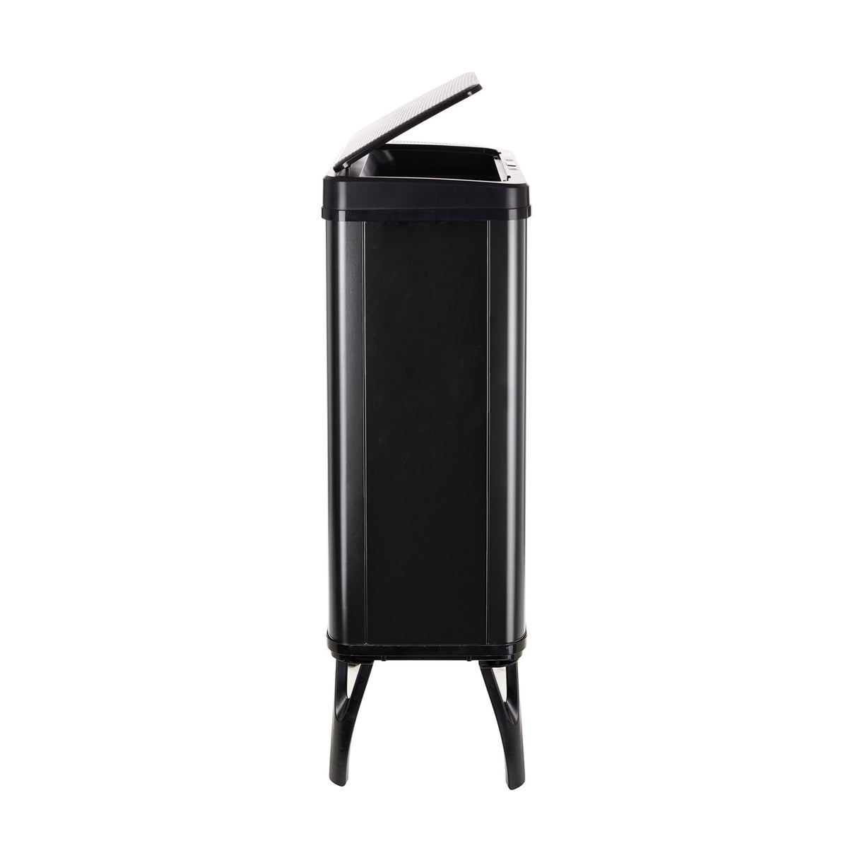 Cubo de basura inteligente apertura automática 50L negro (8)
