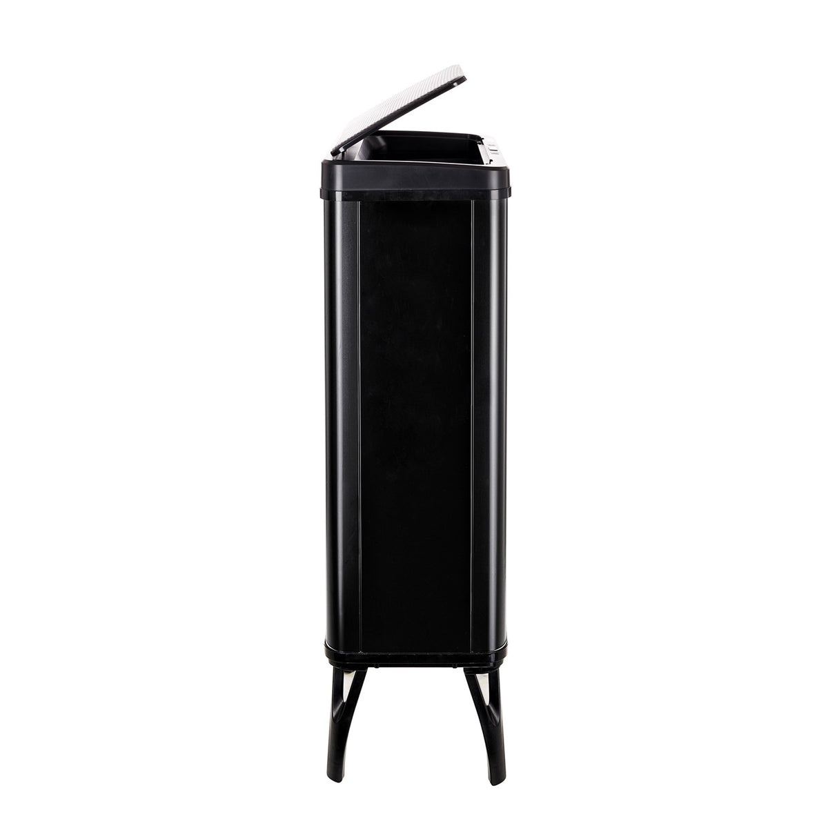 Cubo de basura inteligente apertura automática 60L negro (8)