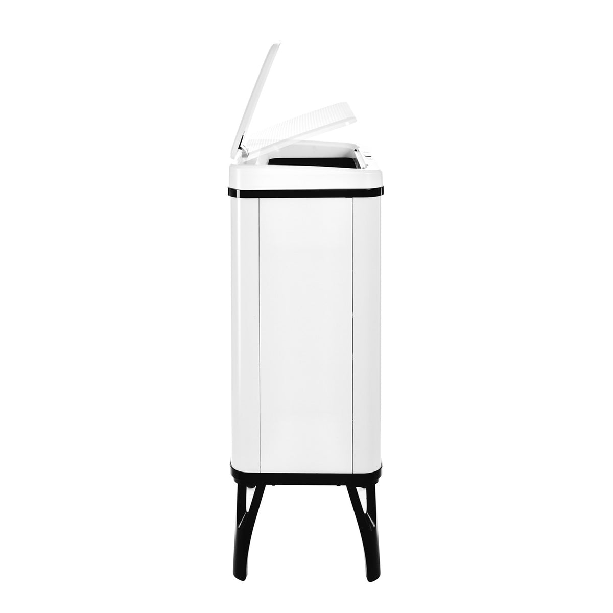 Cubo de basura inteligente apertura automática 40L blanco (8)