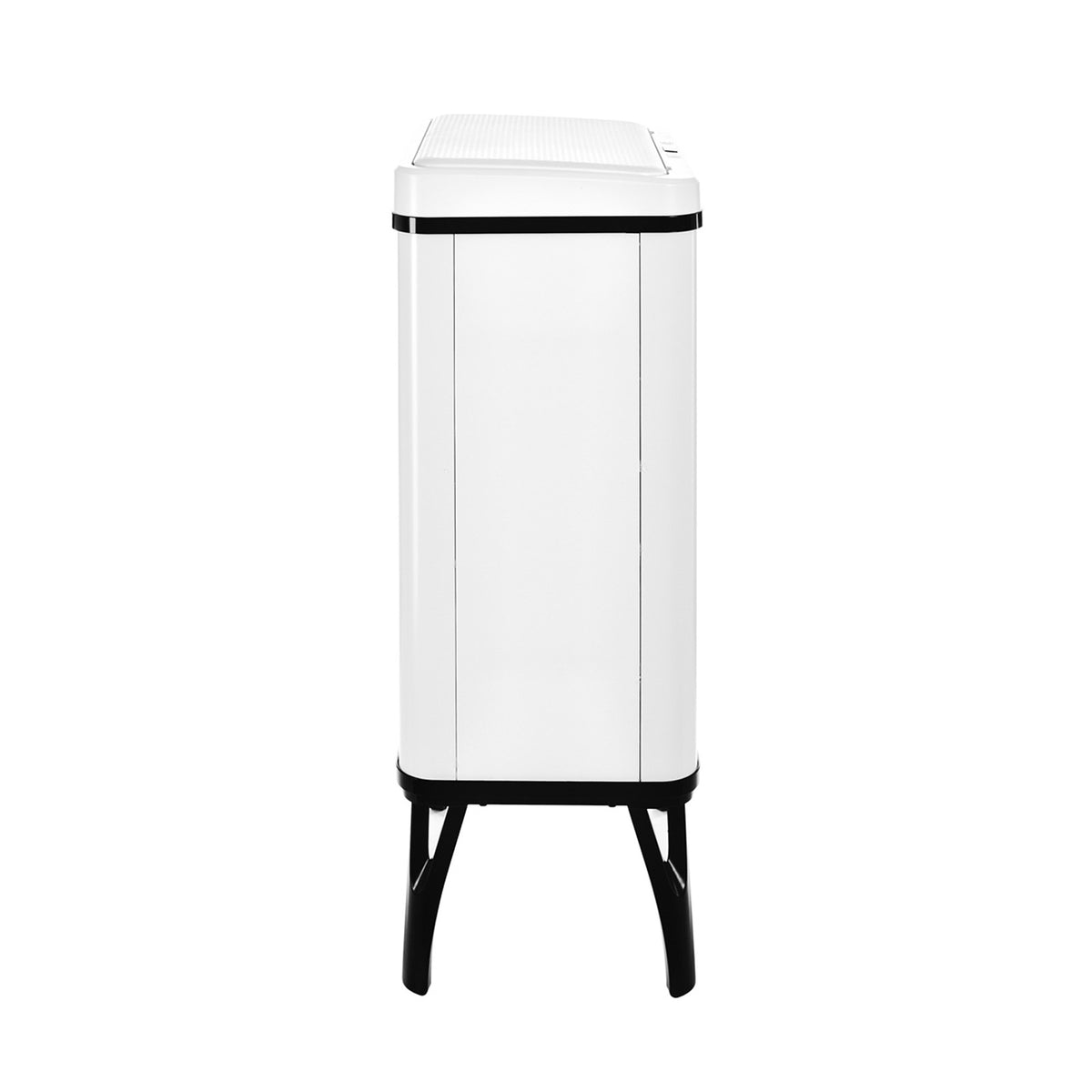 Cubo de basura inteligente apertura automática 40L blanco (9)