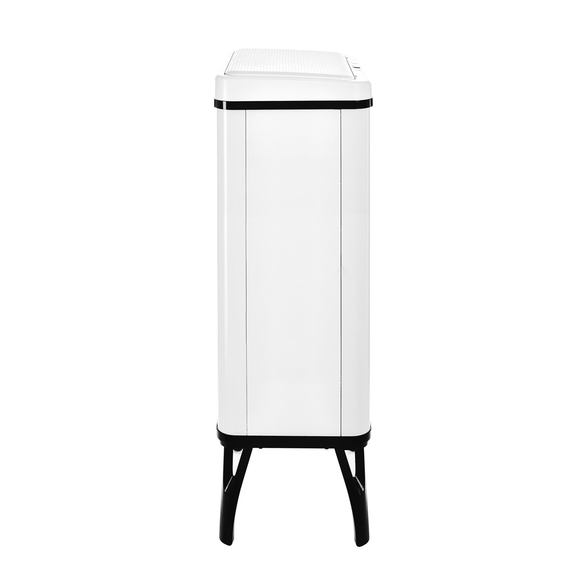 Cubo de basura inteligente apertura automática 50L blanco (9)