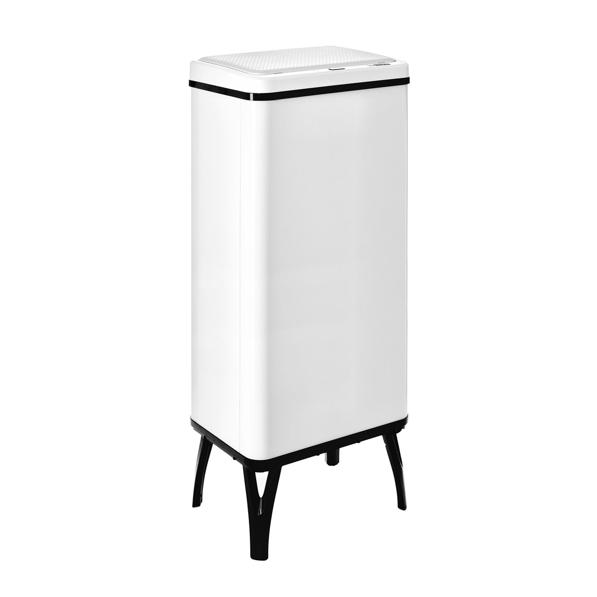 Cubo de basura inteligente apertura automática 60L blanco (3)