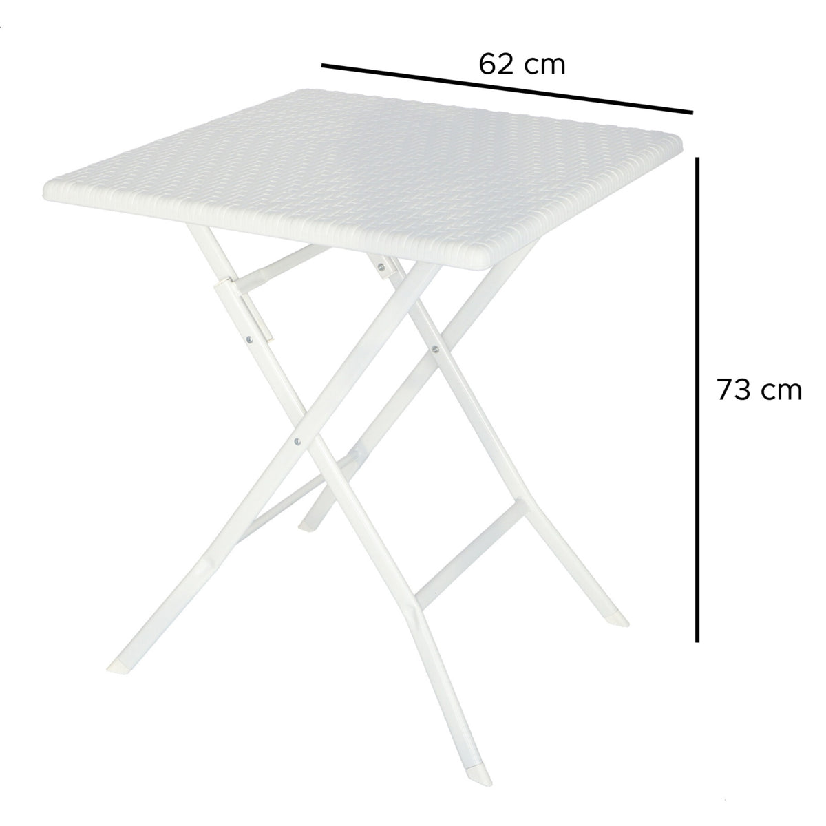 Mesita velador cuadrada blanca 62x62x73cm (3)