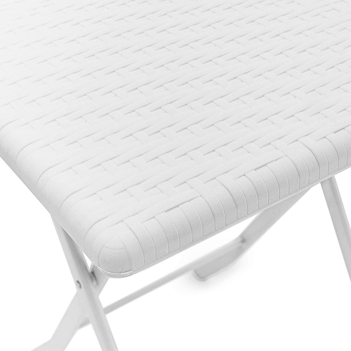 Mesita velador cuadrada blanca 62x62x73cm (5)