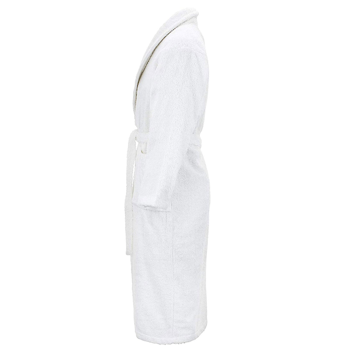 Albornoz 100% algodón rizo 3 costuras blanco talla 2XL (3)