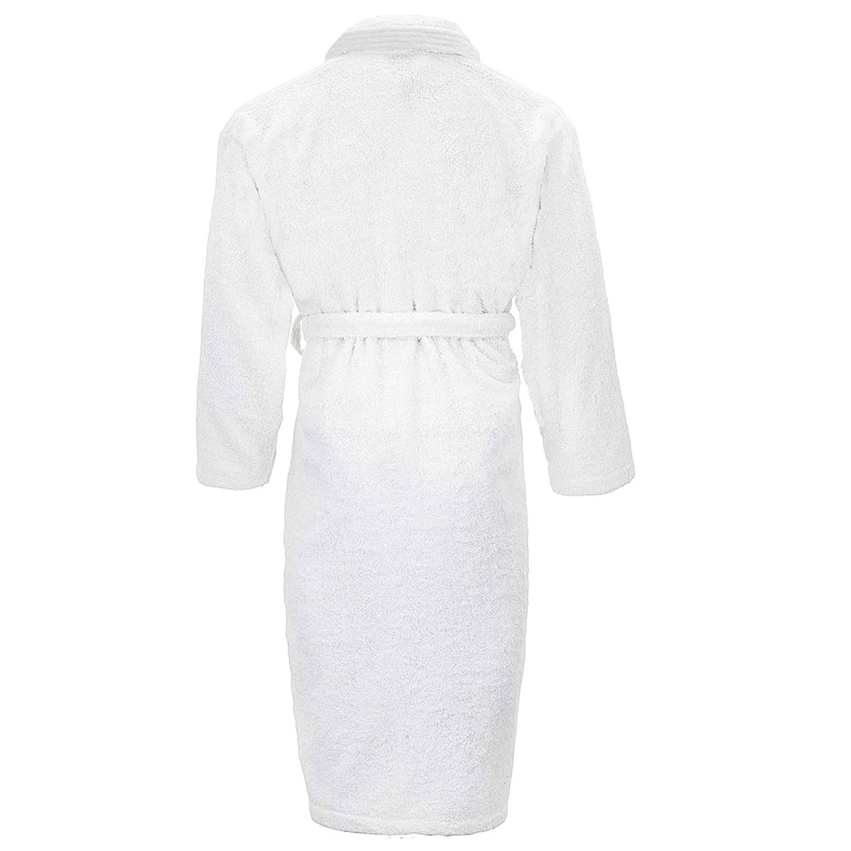 Albornoz 100% algodón rizo 3 costuras blanco talla 2XL (4)