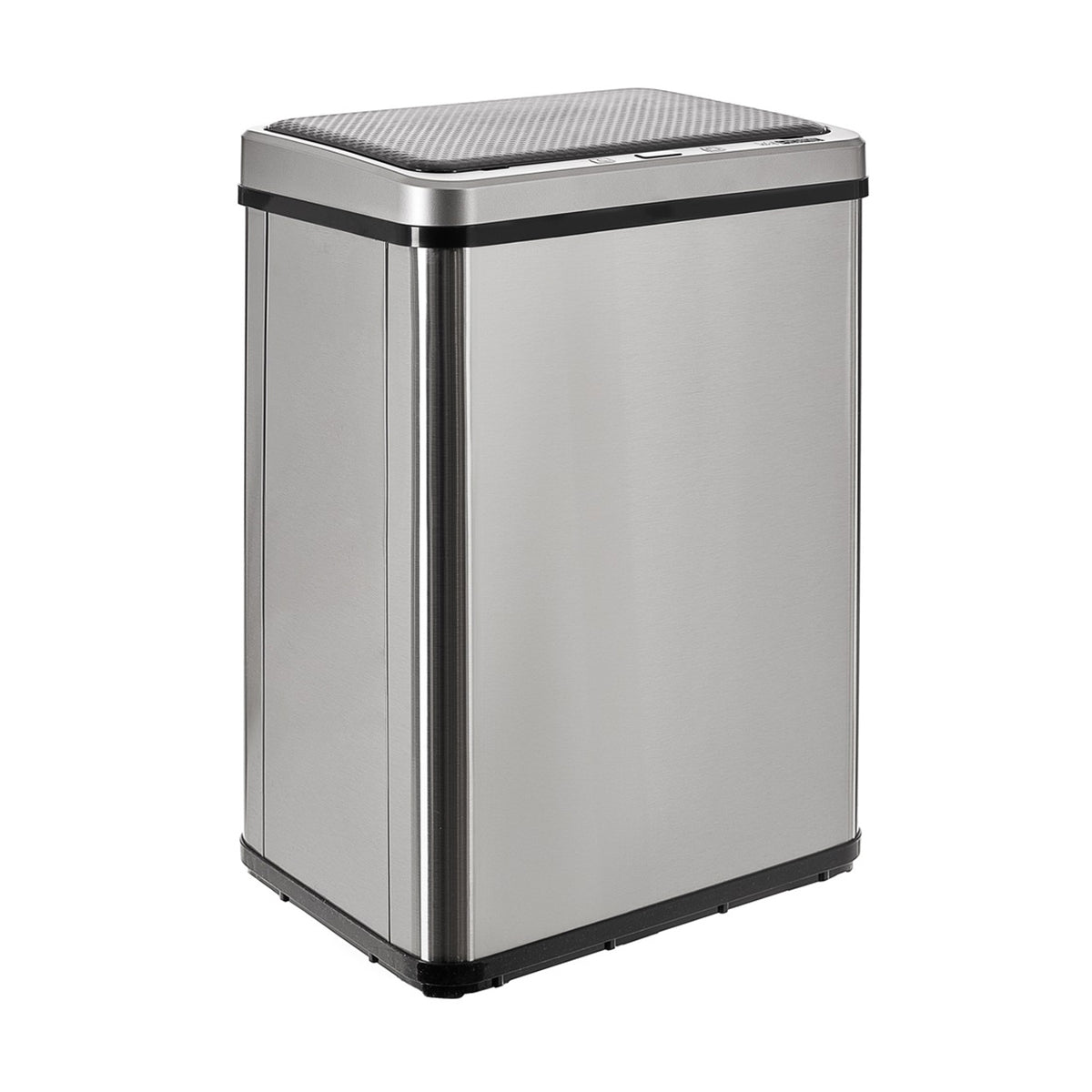 Cubo de basura inteligente sin patas apertura automática 40L gris (3)