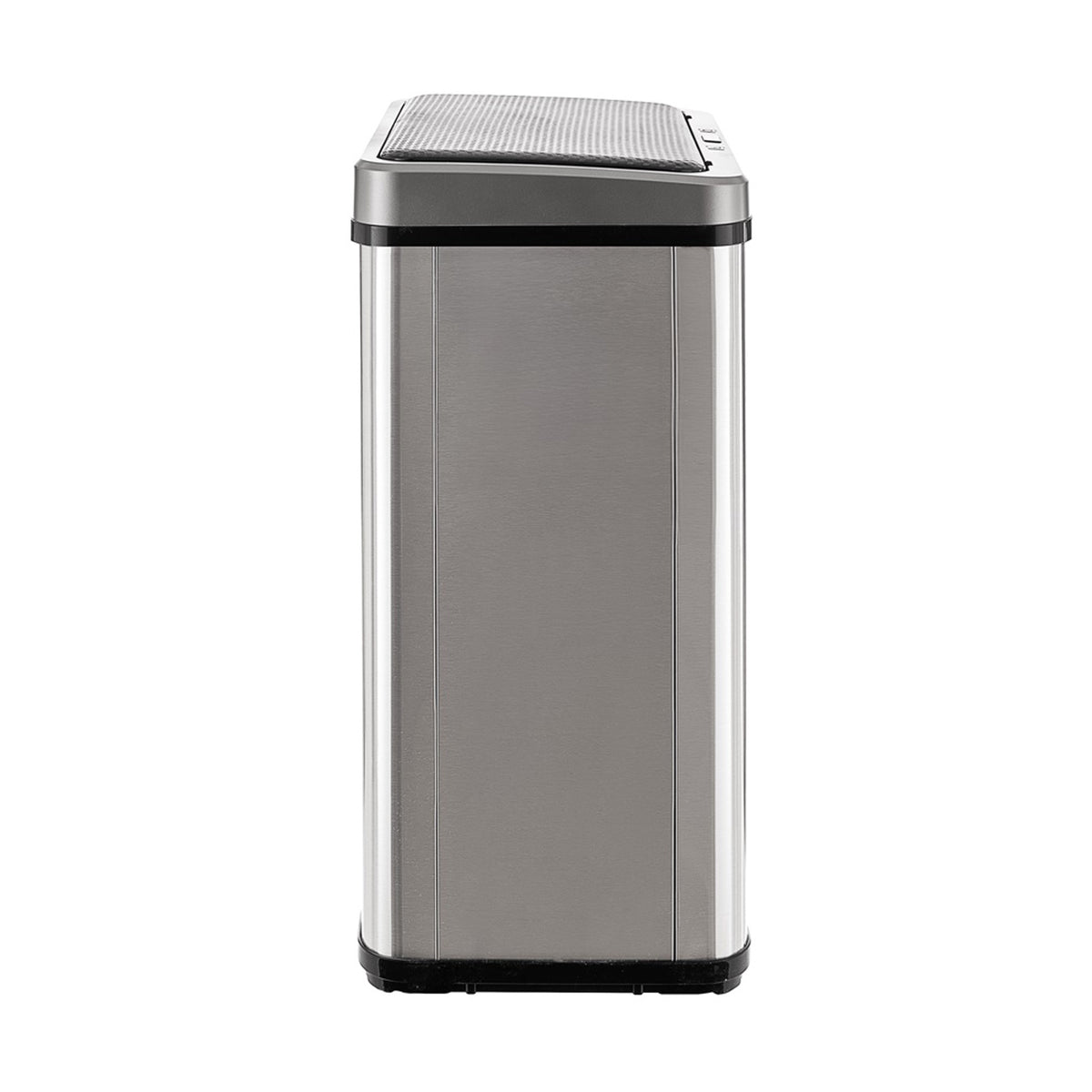 Cubo de basura inteligente sin patas apertura automática 40L gris (10)