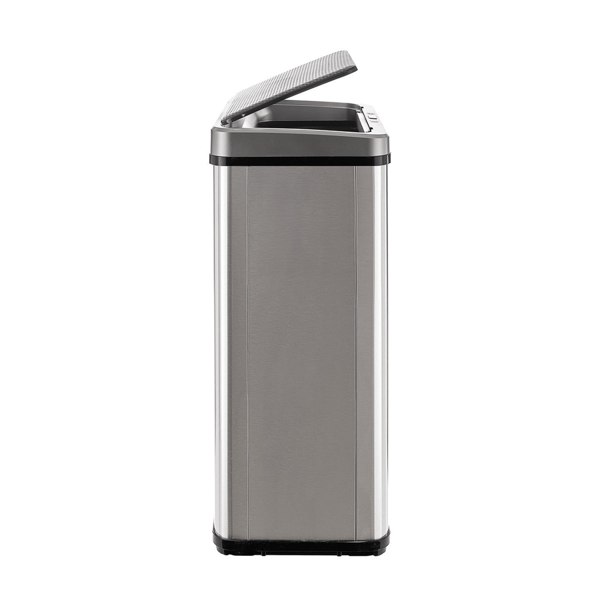 Cubo de basura inteligente sin patas apertura automática 50L gris (8)