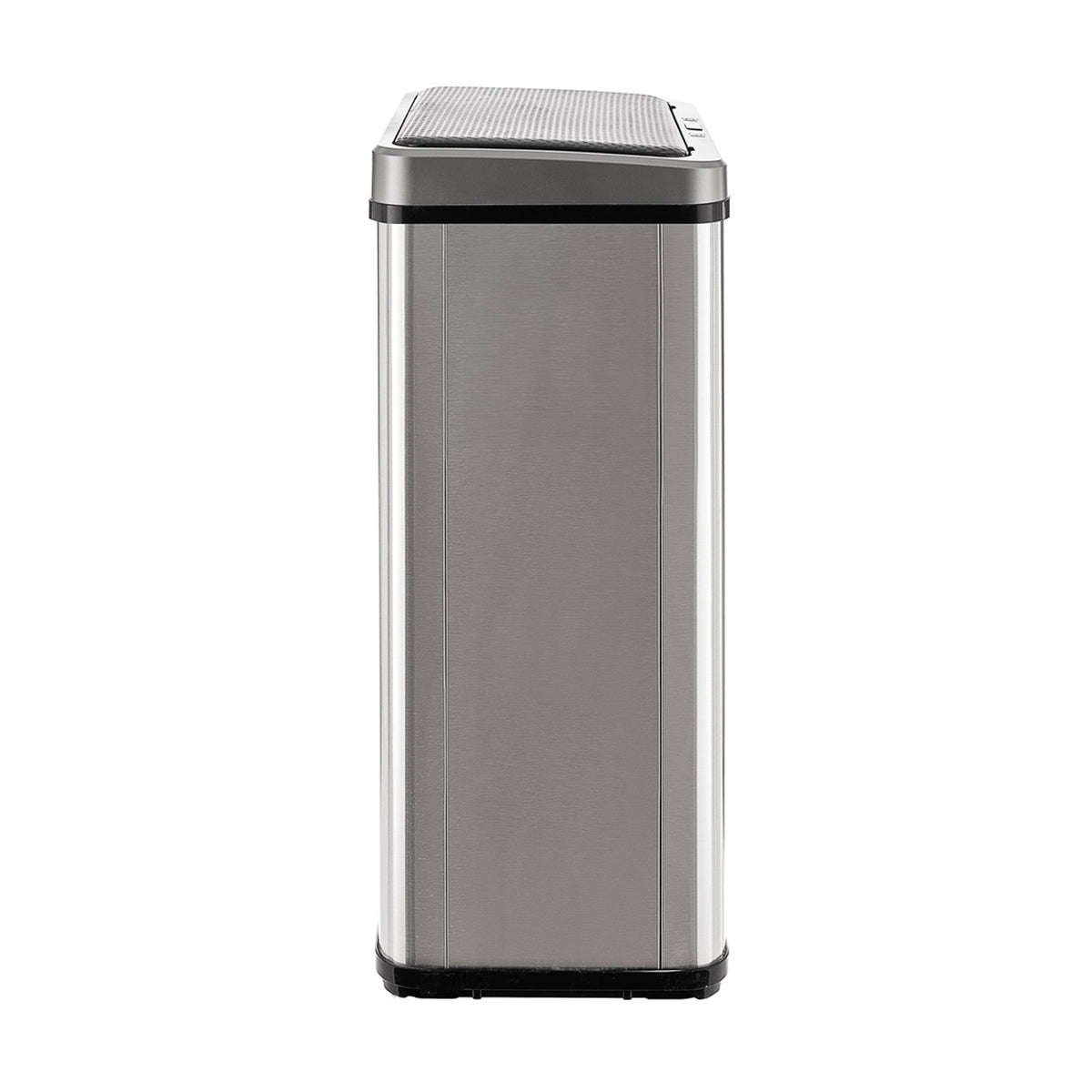 Cubo de basura inteligente sin patas apertura automática 50L gris (10)