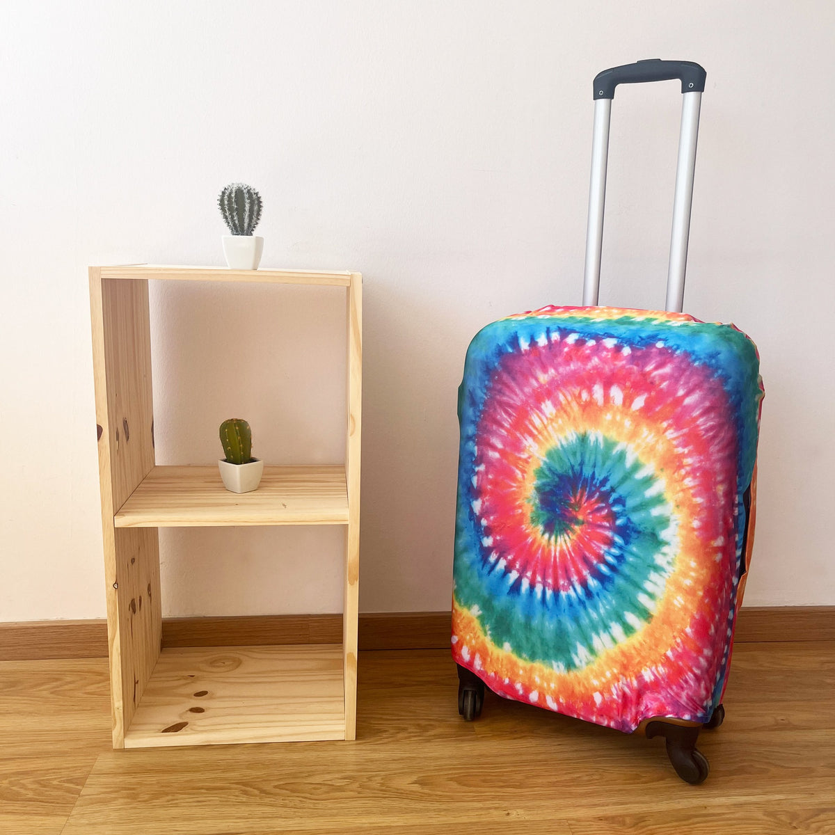 Funda protectora maleta grande 66-76cm Fluor arcoiris (4)