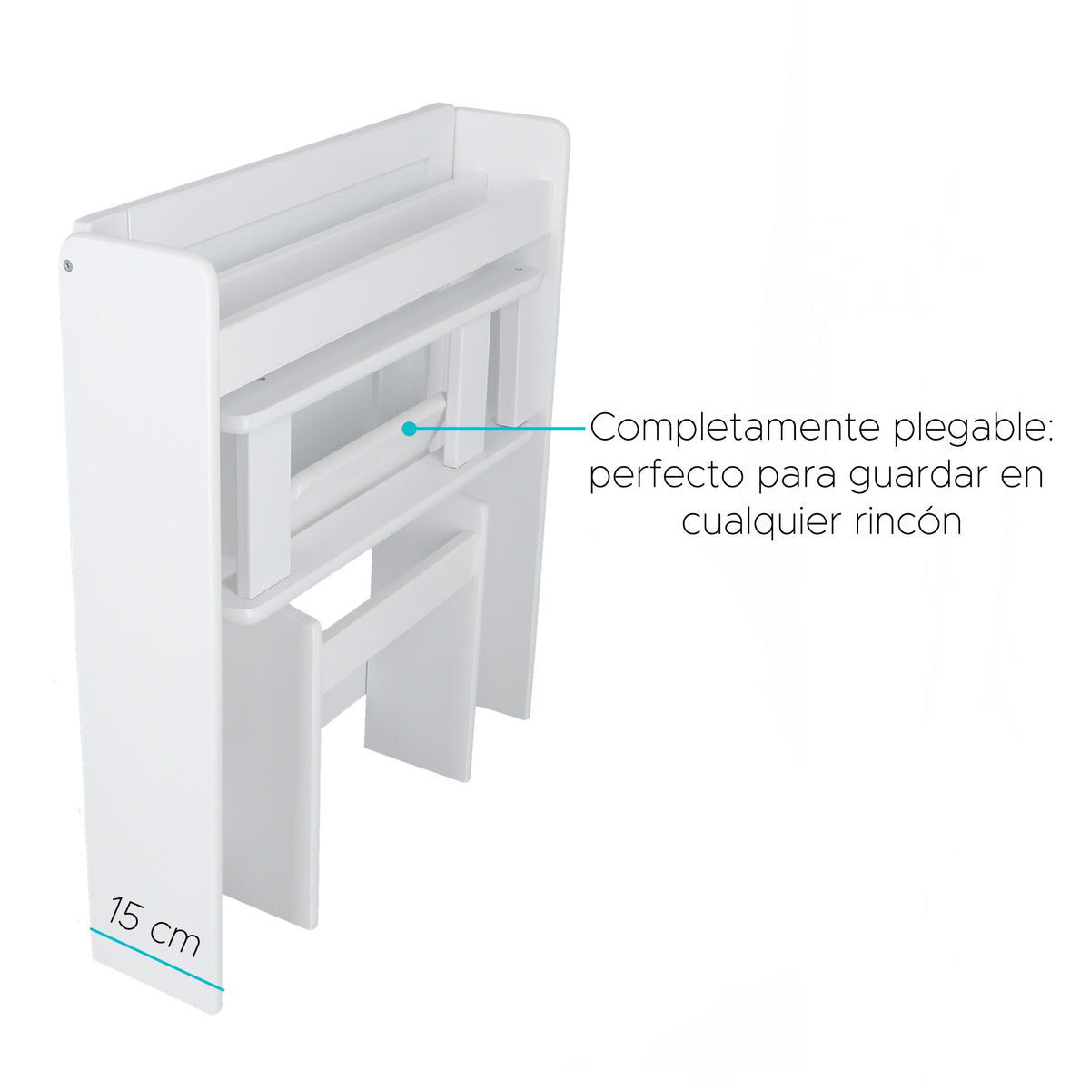 Pupitre pizarra plegable color blanco (10)