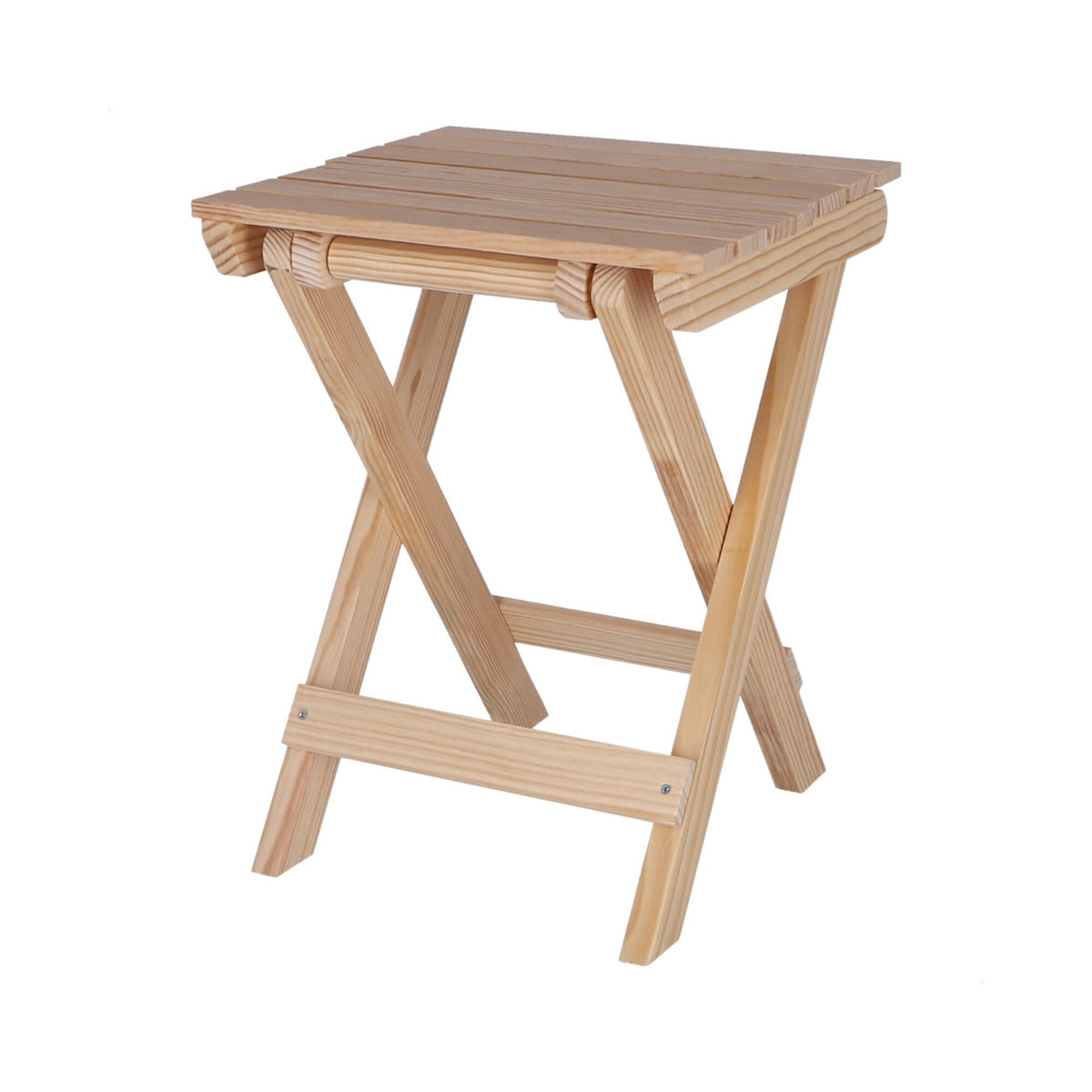 Mesita plegable jardín madera sin barniz (3)