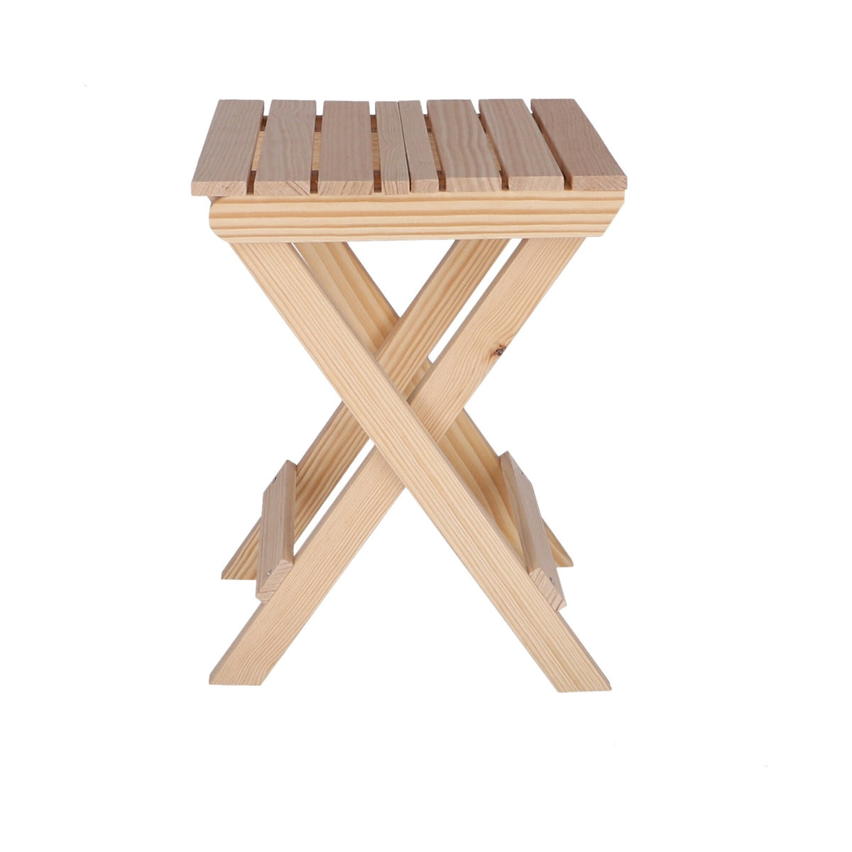 Mesita plegable jardín madera sin barniz (4)
