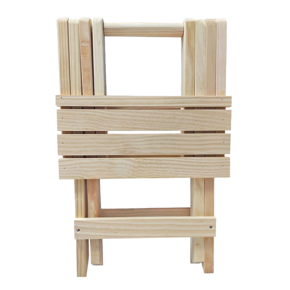 Mesita plegable jardín madera sin barniz (5)