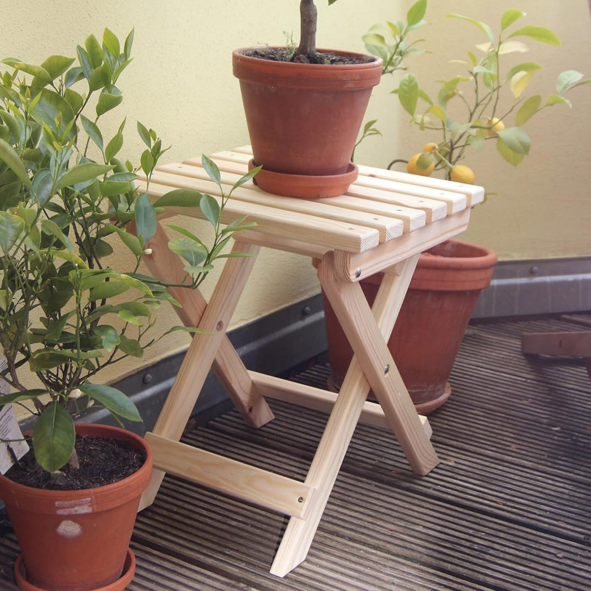 Mesita plegable jardín madera sin barniz (7)