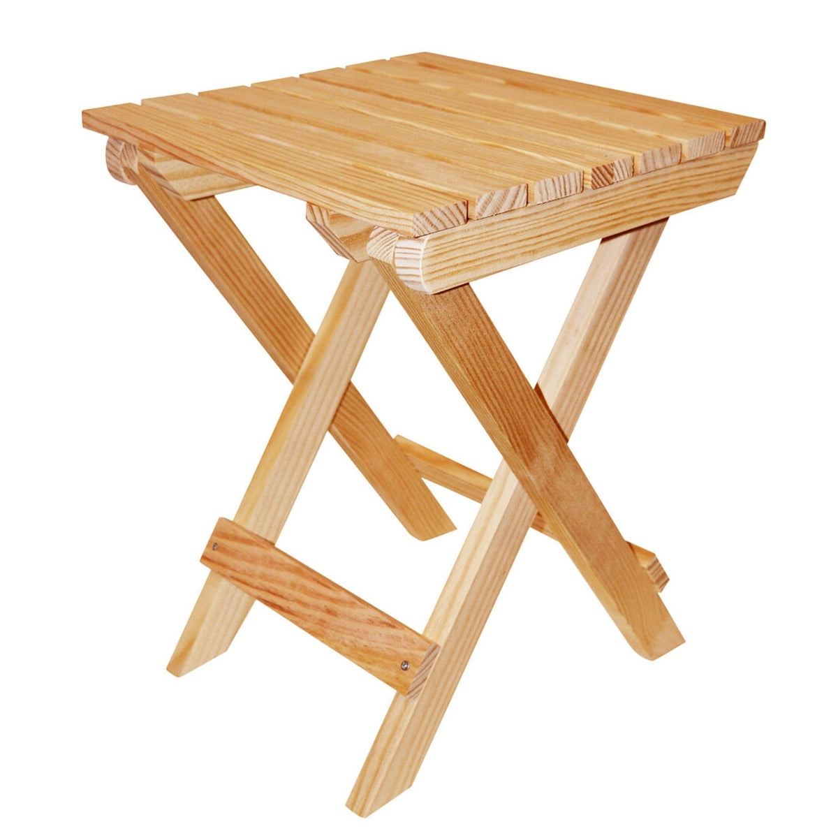 Mesita plegable jardín madera en aceite