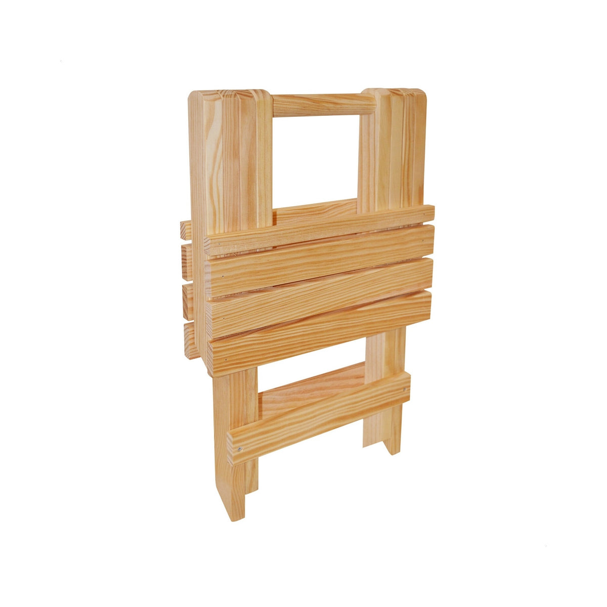 Mesita plegable jardín madera en aceite (3)