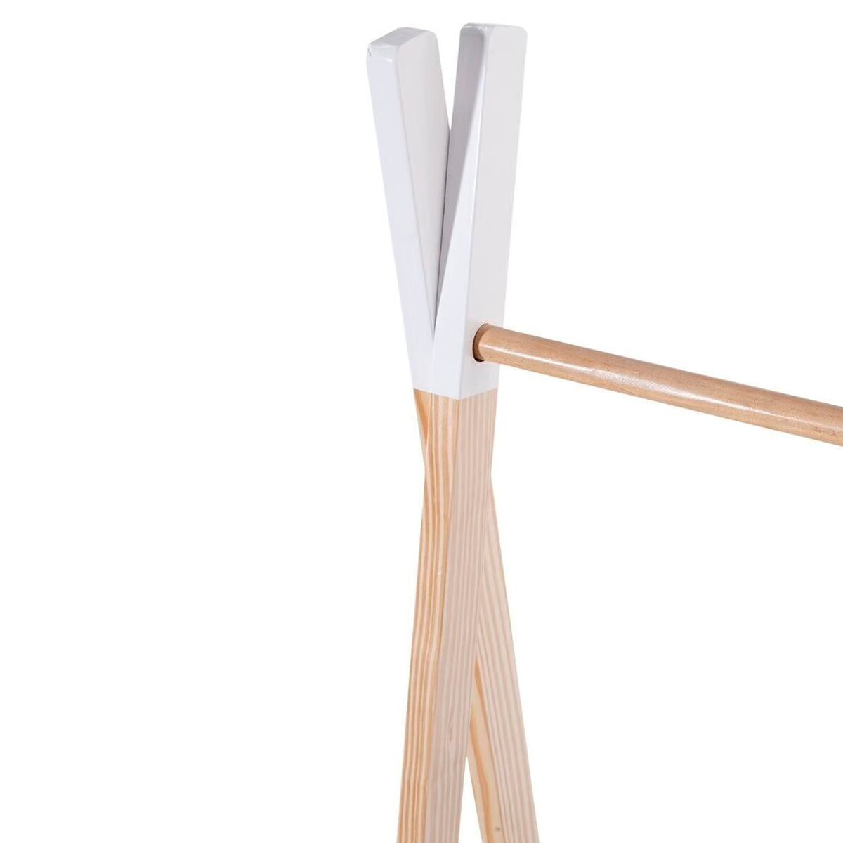 Perchero infantil madera natural H.126cm 78x38cm (3)
