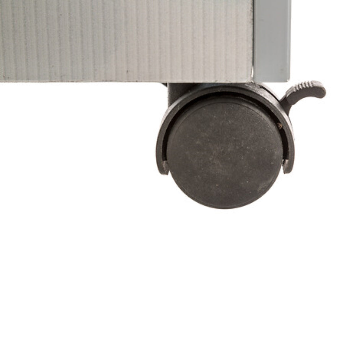 Cofre de juguetes con ruedas MDF gris 48x30x28cm (3)