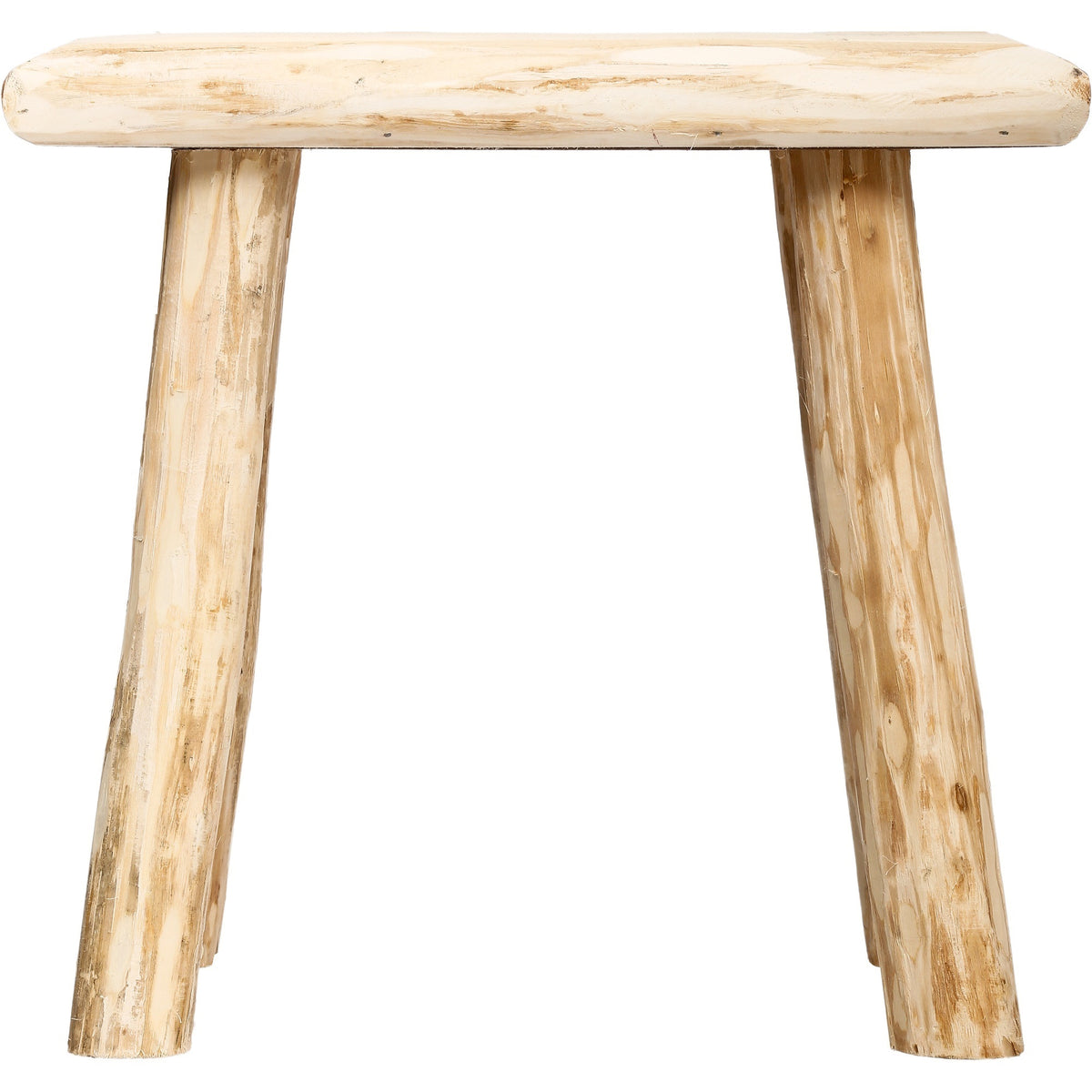 Taburete madera de álamo color beige H.32cm (3)