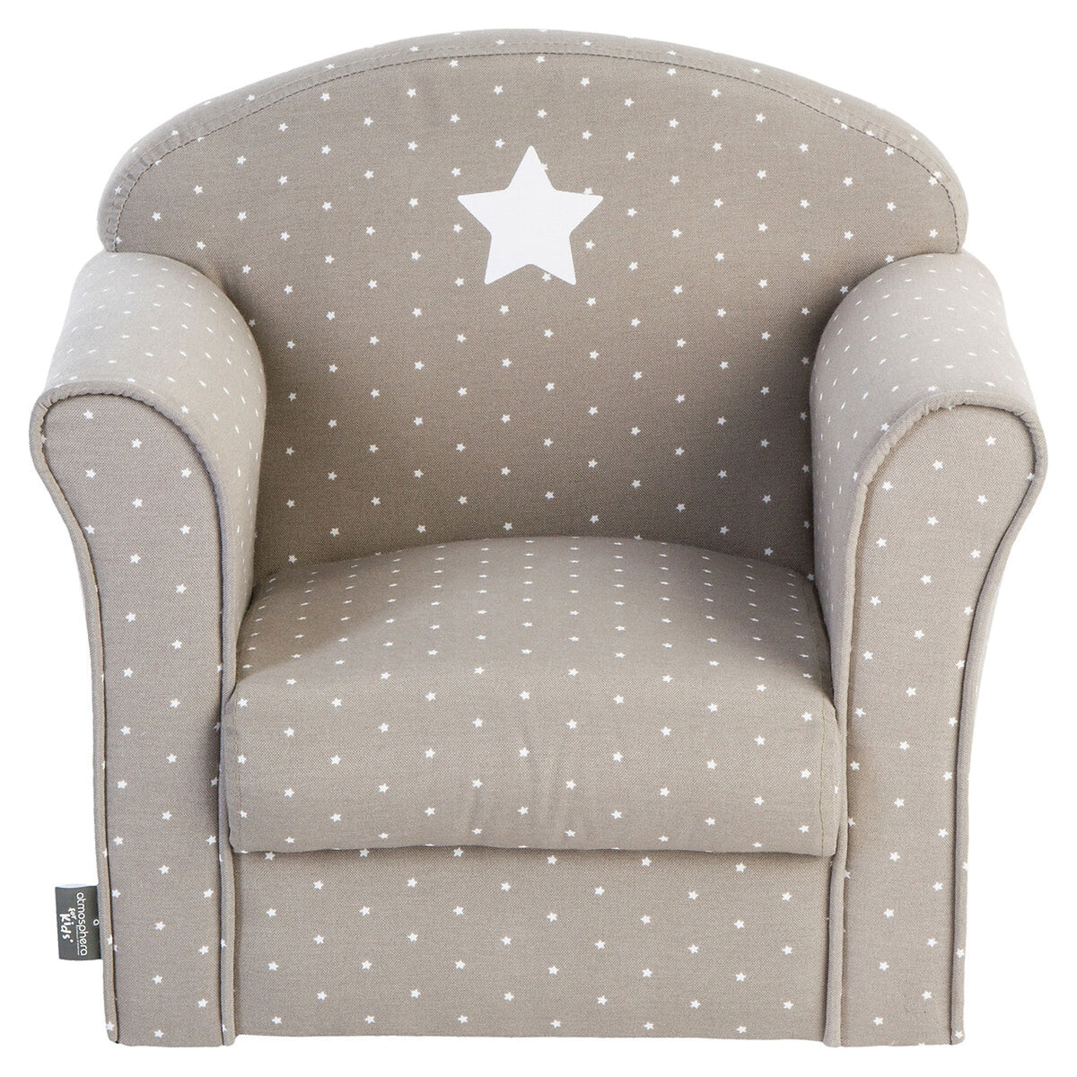 Sillón infantil Classic gris topo con estampado 49x35,2x44cm (4)