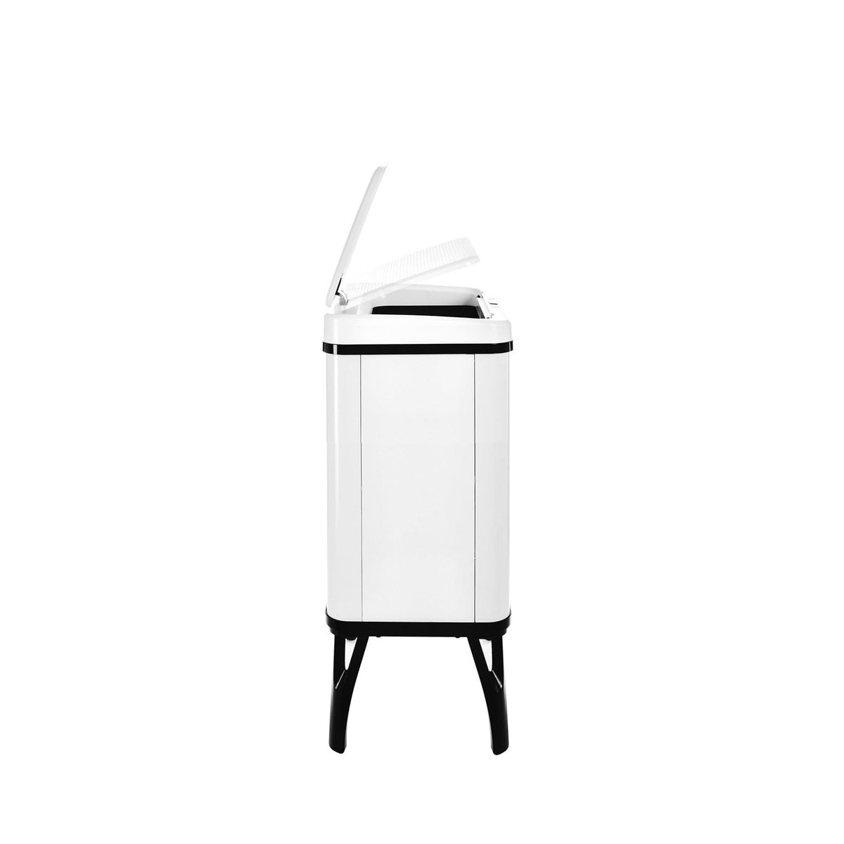 Cubo de basura inteligente apertura automática 30L blanco (8)