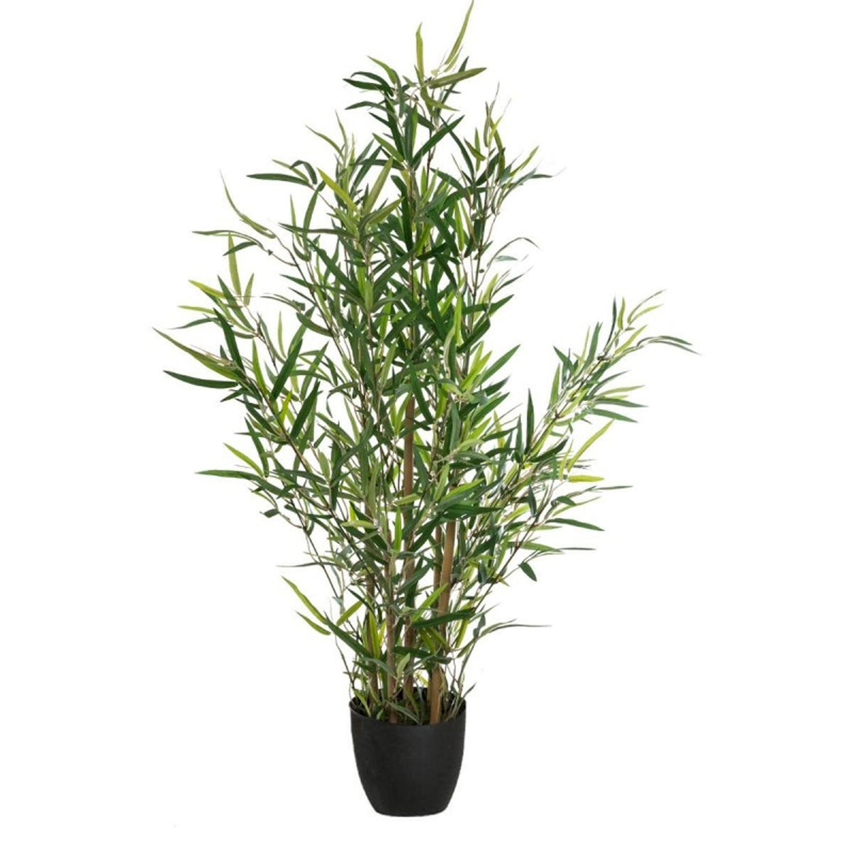 Planta artificial bambú con maceta H.90cm 63x55cm