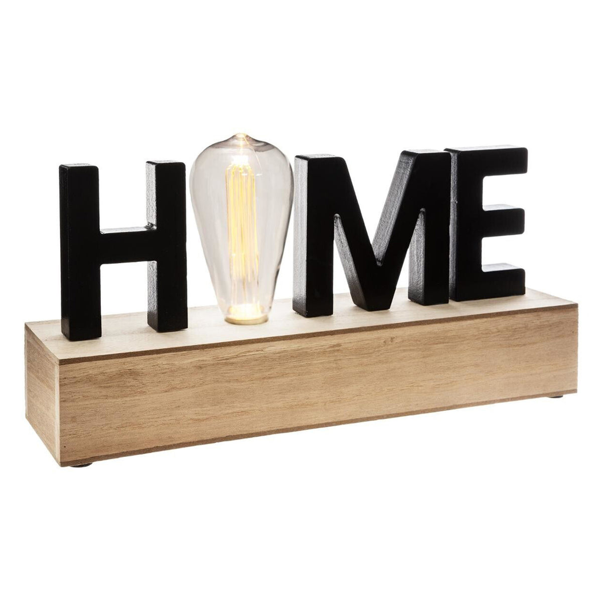 Decoración de palabras LED iluminada 34x8x16cm