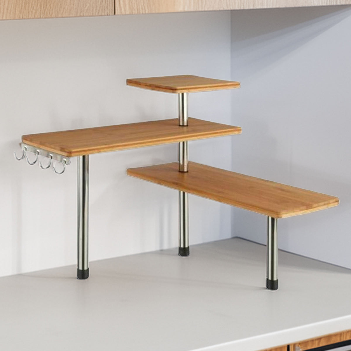 Estante esquinero bambú para cocina 45x43x38,5cm (3)
