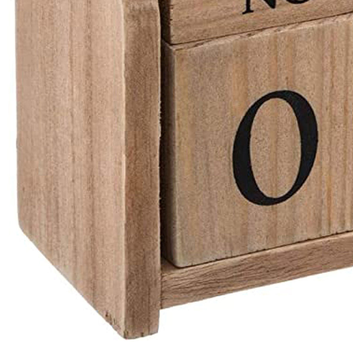 Calendario de madera colonial decorativo 7,5x5x11cm (6)