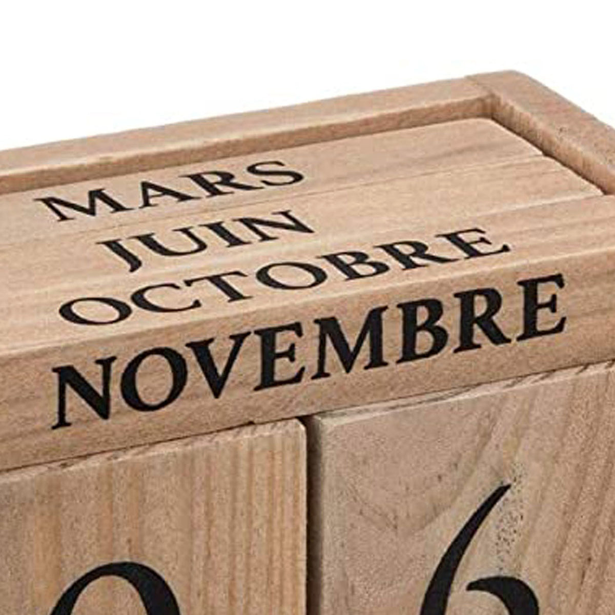 Calendario de madera colonial decorativo 7,5x5x11cm (7)