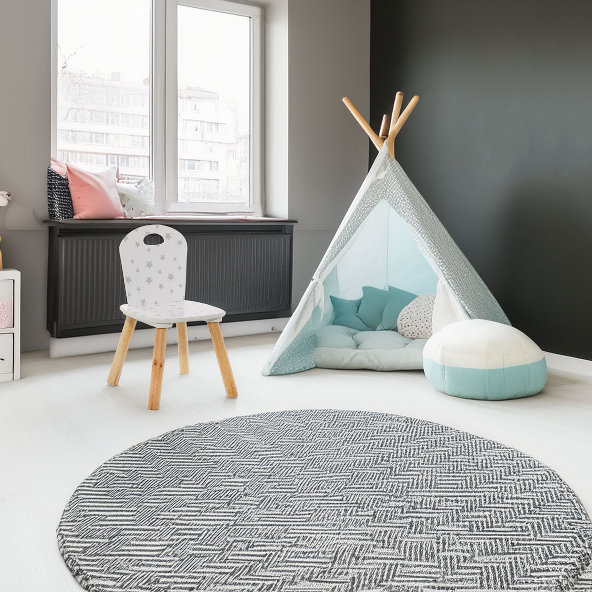 Silla infantil Dulzura con estampados 32x31,5x50cm (3)