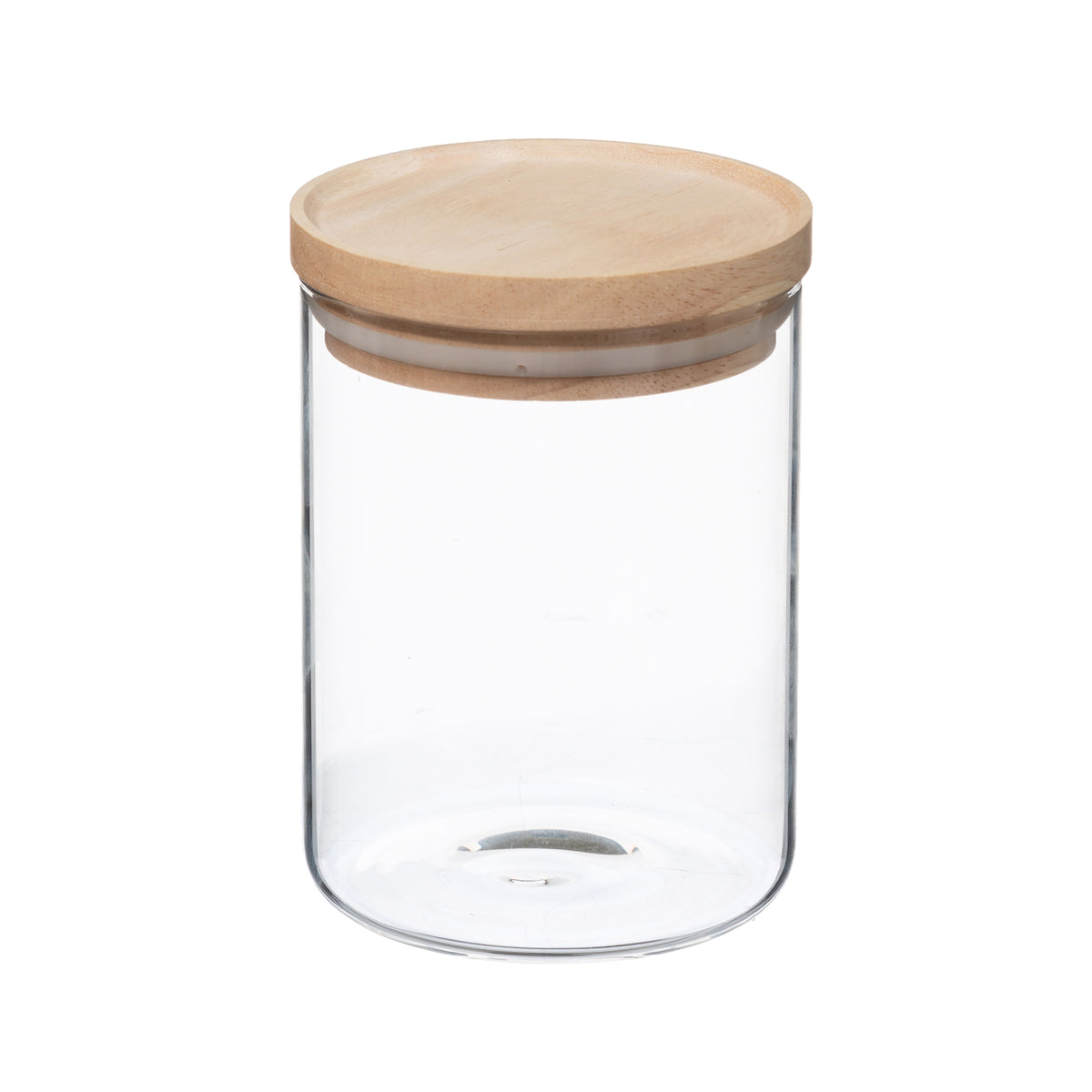 Tarro vidrio y madera cierre hermético 600ml