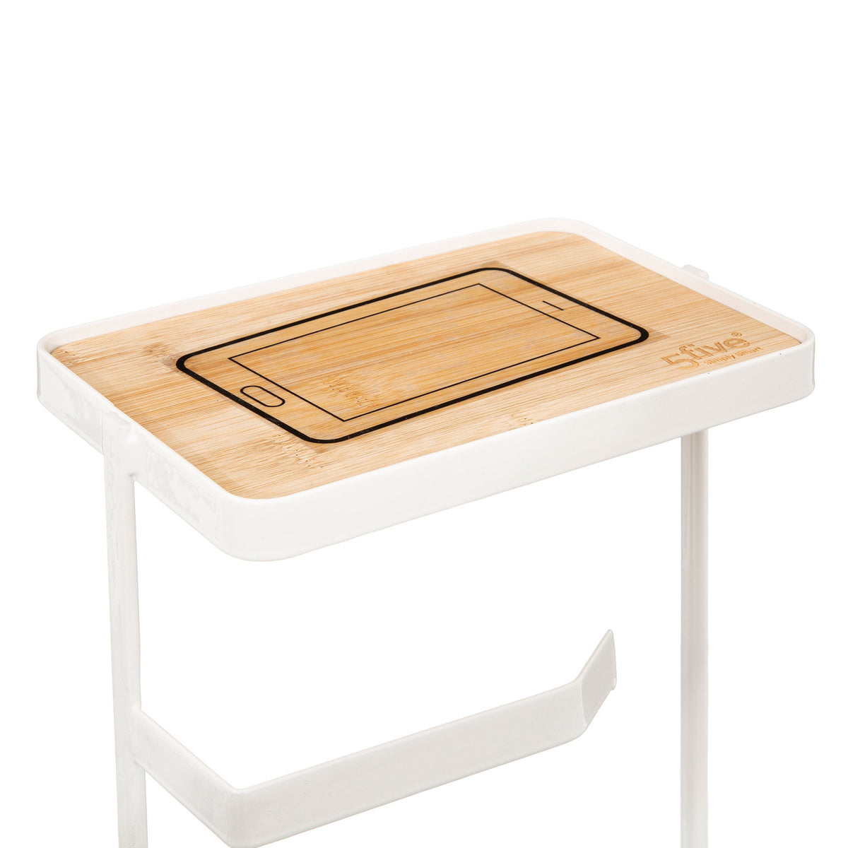Soporte papel higiénico con reserva y soporte para teléfono (6)