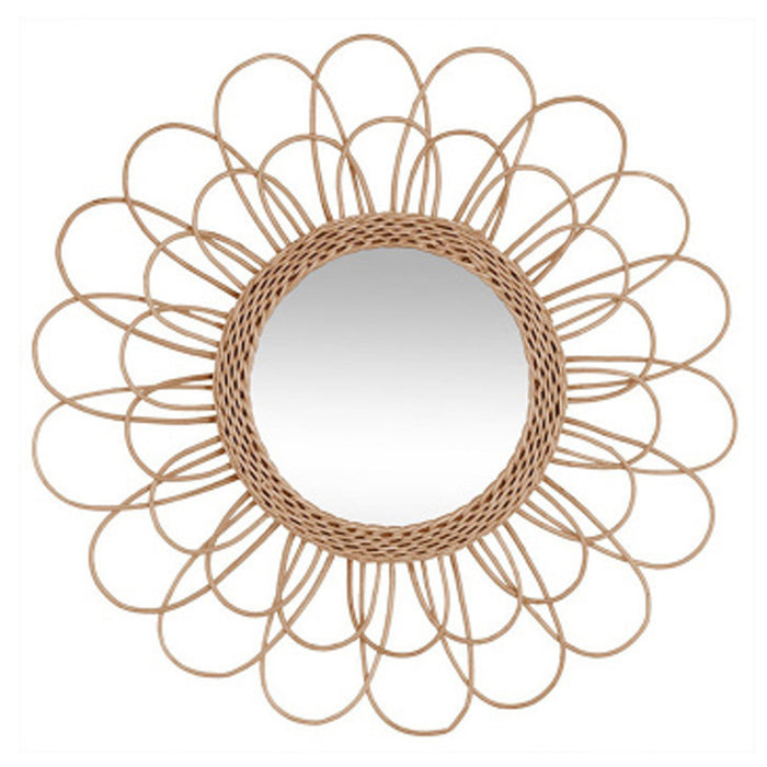 Espejo flor de ratán D.56cm