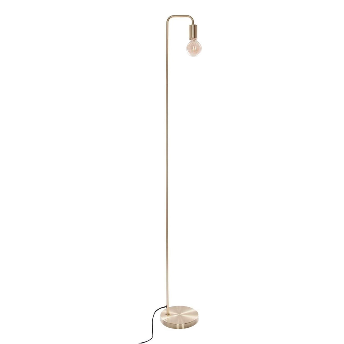 Lámpara de pie metal dorado H150 cm casquillo E27