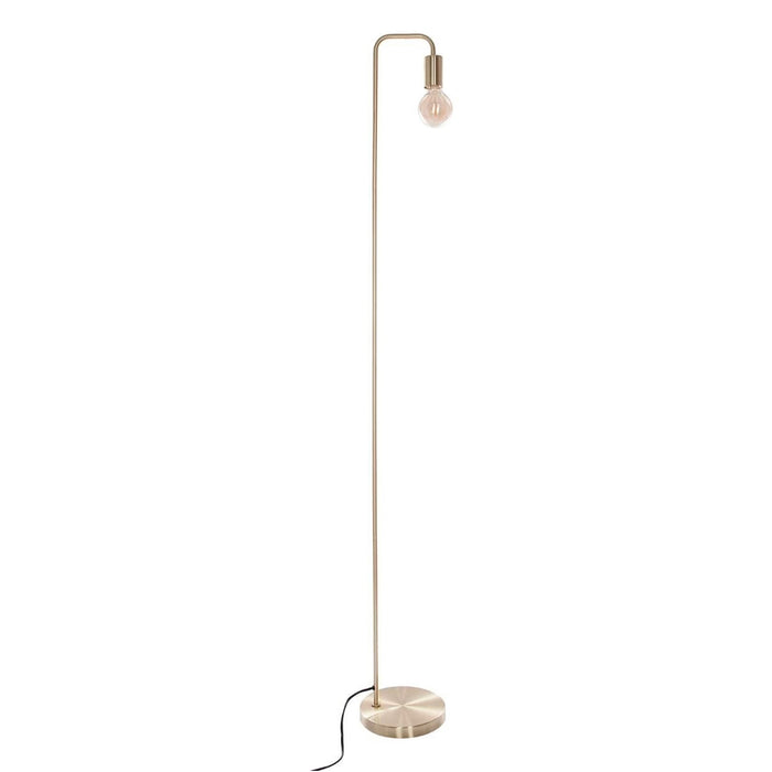 Lámpara de pie metal dorado H150 cm casquillo E27