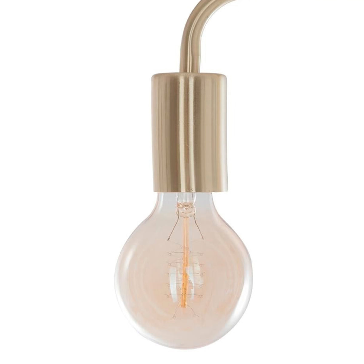 Lámpara de pie metal dorado H150 cm casquillo E27 (5)