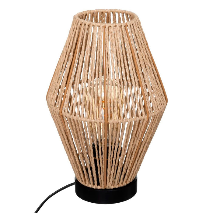 Lámpara de sobremesa Aissa Nature estructura metálica H.32cm