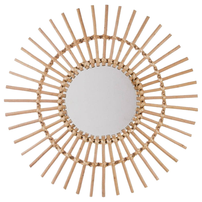 Espejo ratán Sol Ø58cm