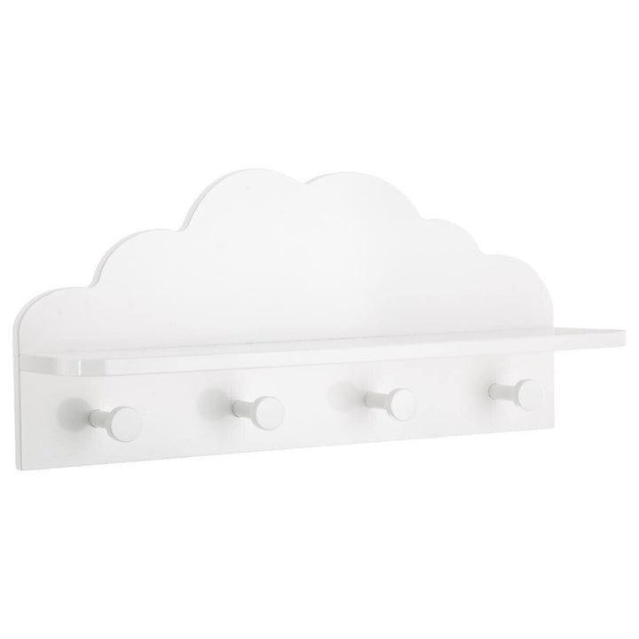 Perchero infantil nube color blanco
