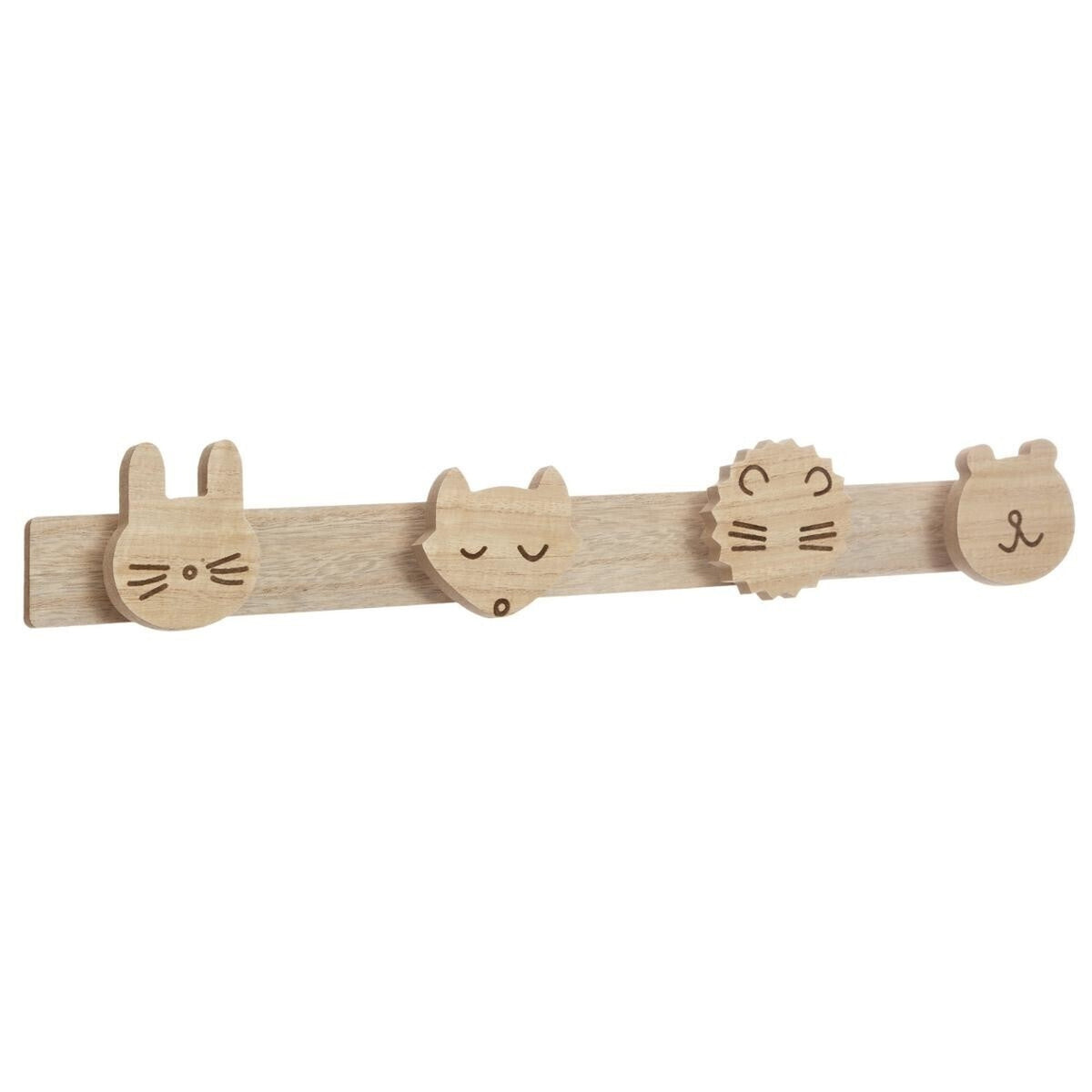 Perchero infantil madera Wild 5 ganchos