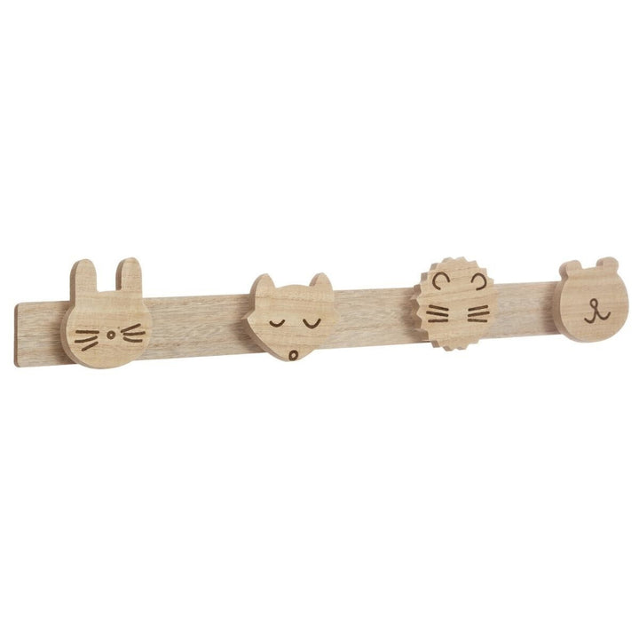 Perchero infantil madera Wild 5 ganchos