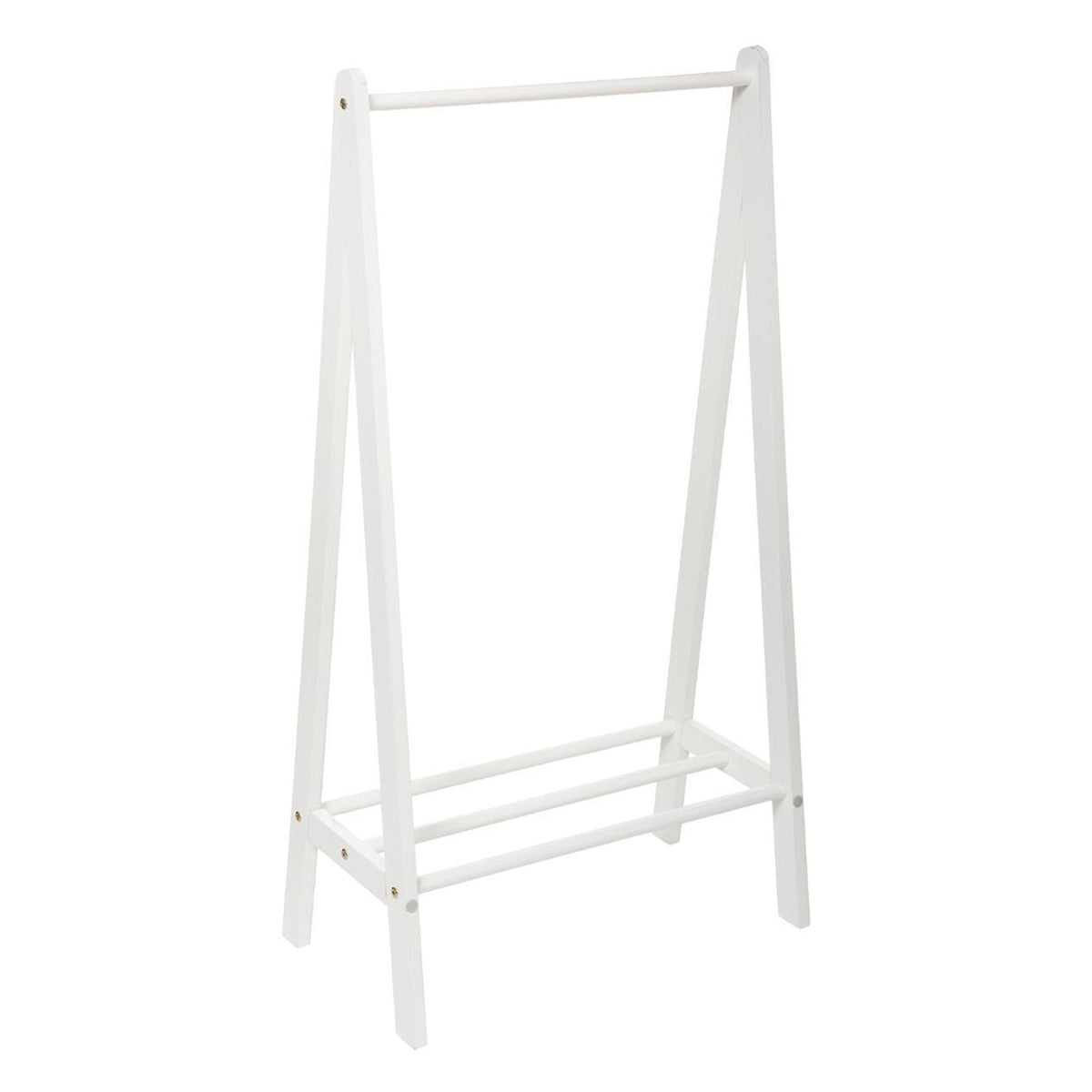 Perchero infantil madera color blanco 60x30x114cm