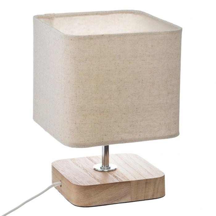 Lámpara de sobremesa de madera H.21cm