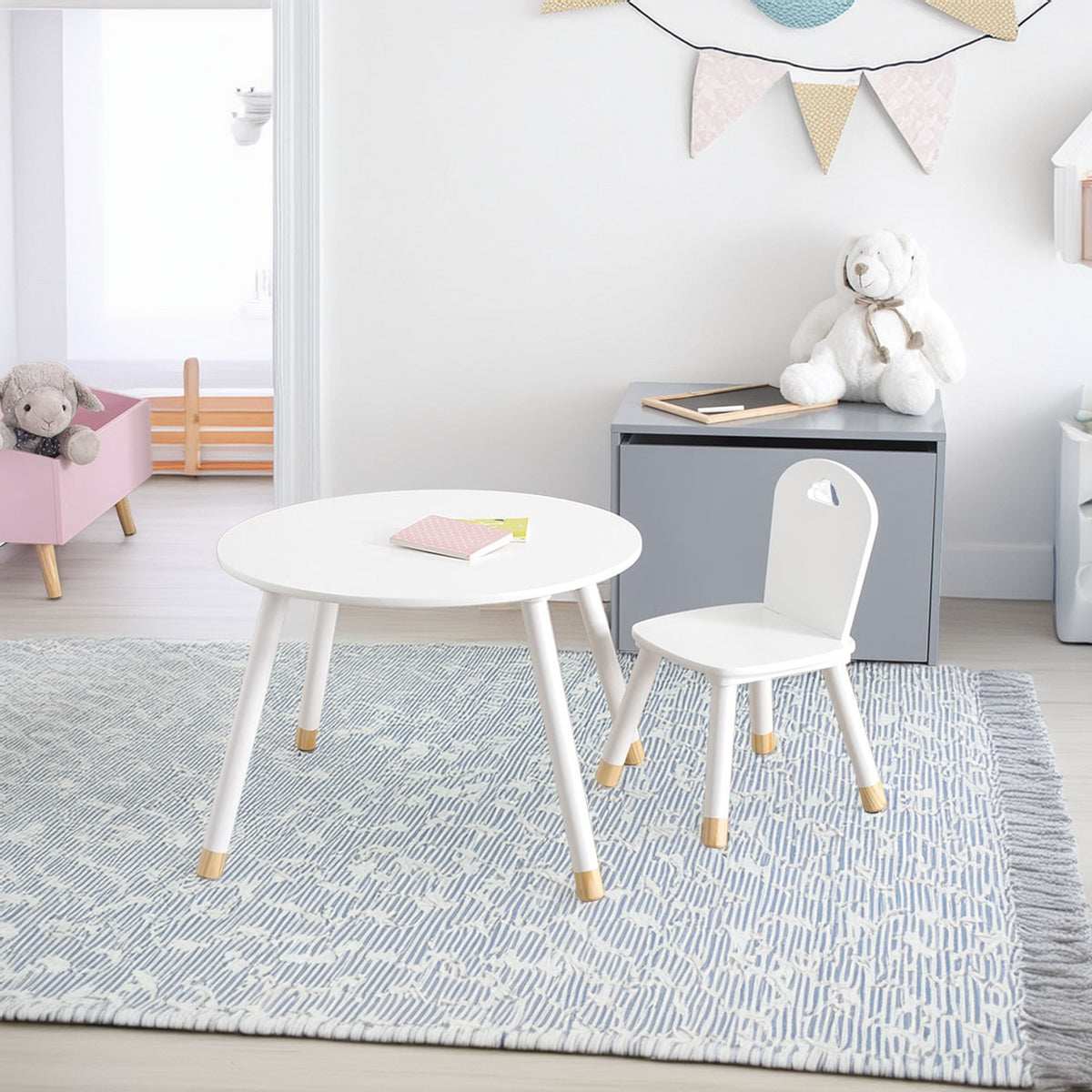 Mesa infantil blanca dulzura (3)