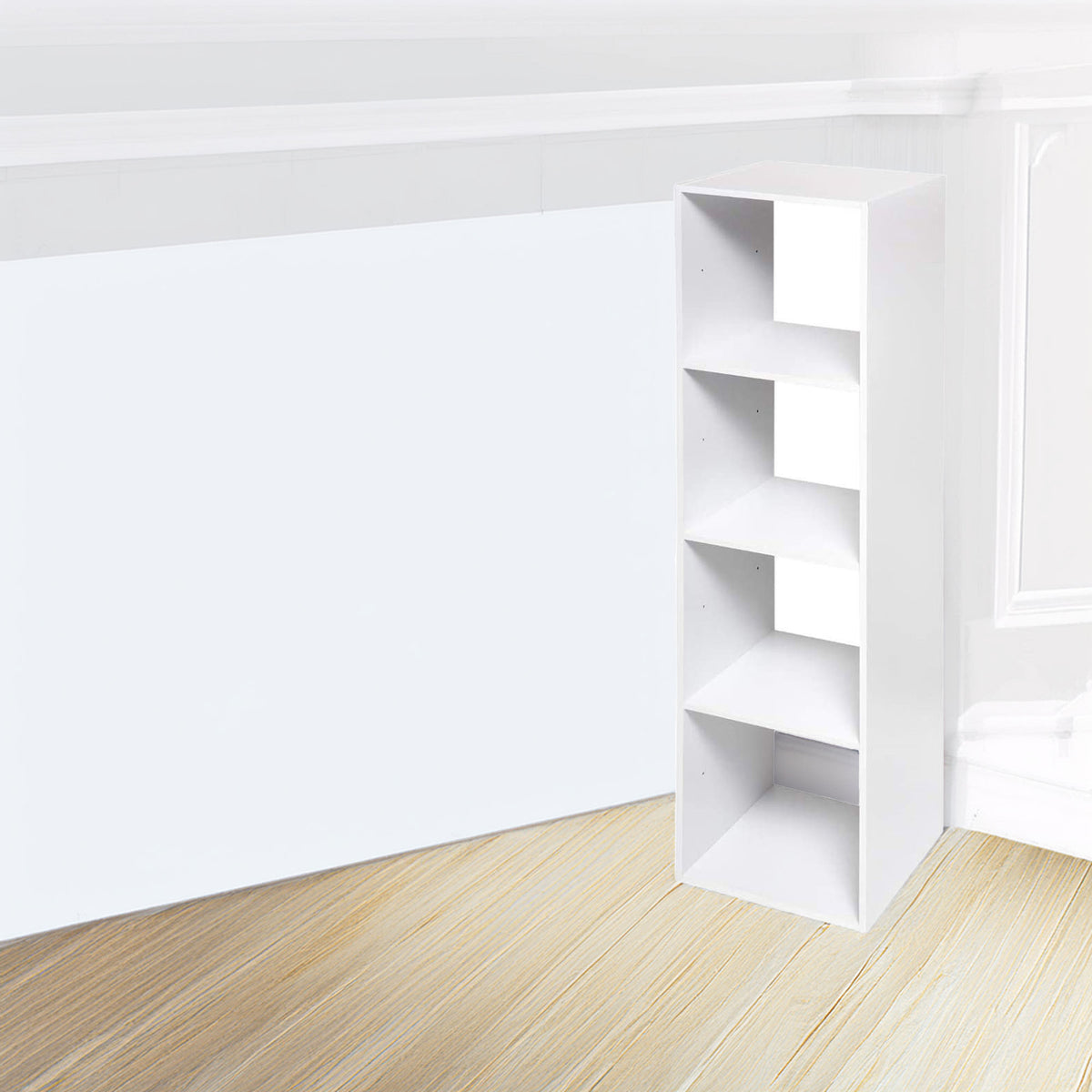 Estante 4 compartimentos Top Mix blanco (4)